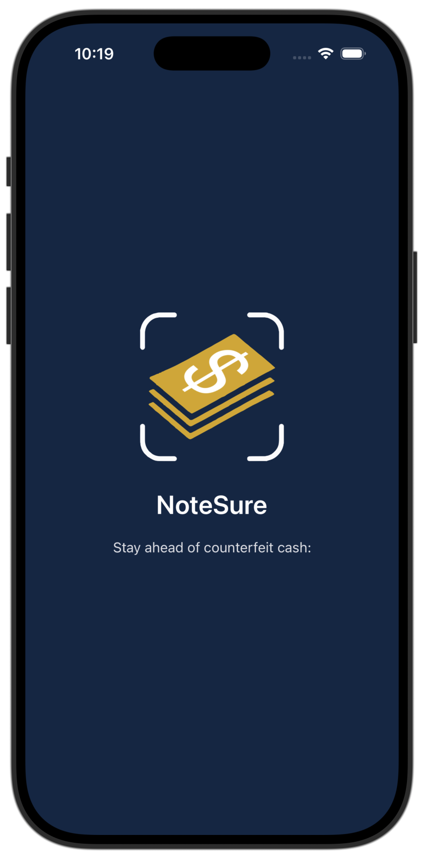 NoteSure on iOS screenshot 1